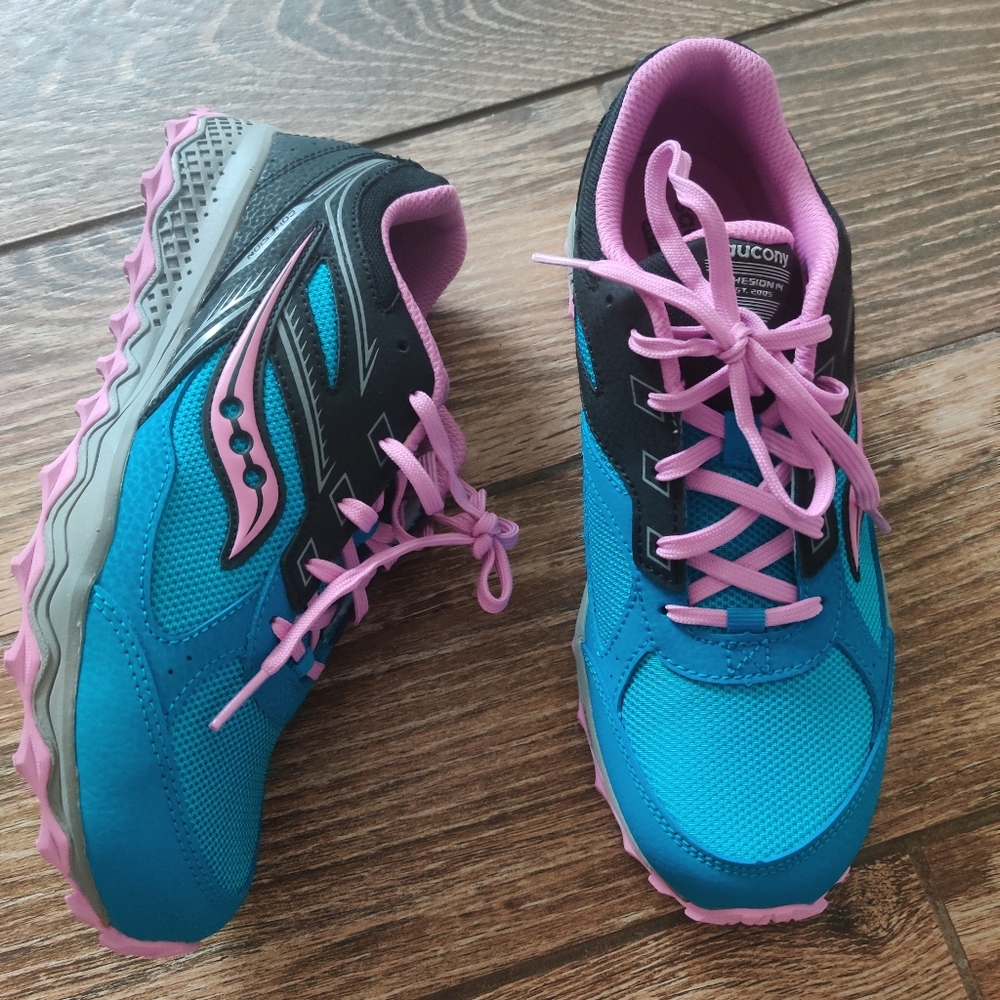 Saucony Cohesion 14 Kids Shoes Sz 6